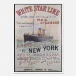 White Star Poster printable artwork