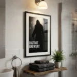 Bigfoot Digital Print in bathroom