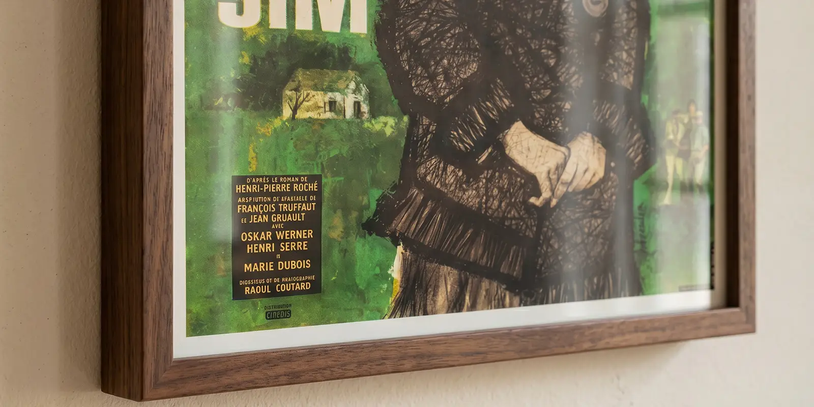 Jules and Jim print in quality frame