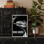 King Smoke Print in Frame