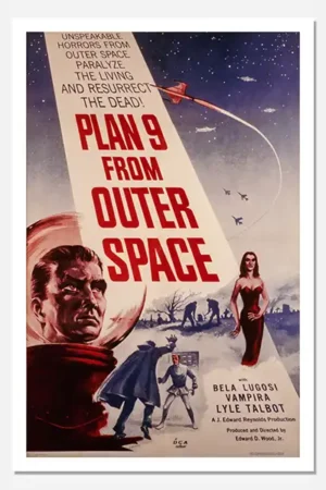 Plan 9 from Outer Space Printable Poster