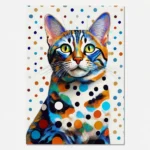 Polka Dot Cat printable artwork
