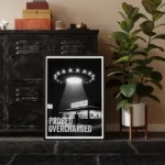 Probed printable art framed