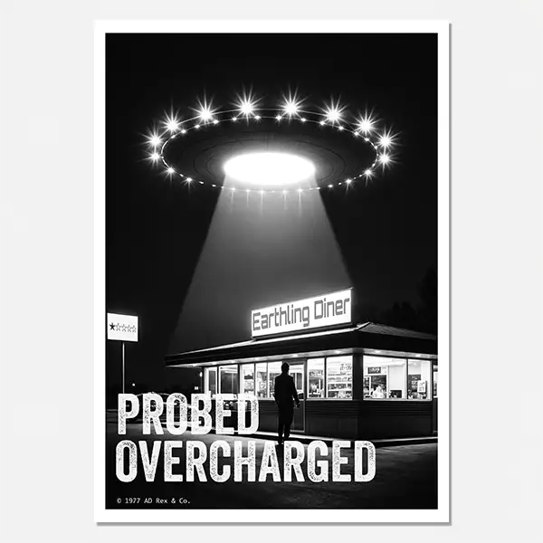Probed printable poster