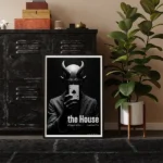 The house always wins printable art framed