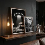 Two UFO prints by Rex and Co A3 and A4