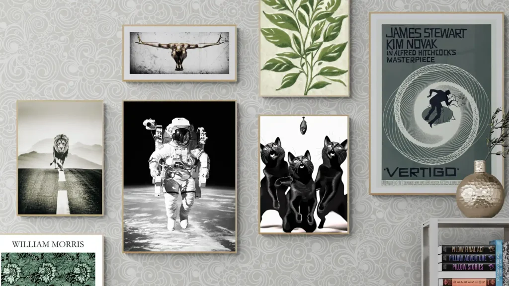 August 2025 Printable Art Gallery wall