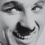 Charlie Chaplin Silent Movie Tribute Poster close up