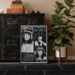 Theda Bara digital poster printed and framed