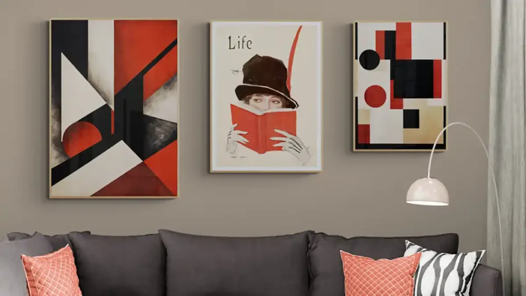 Art Prints with Warm Sociable Colours