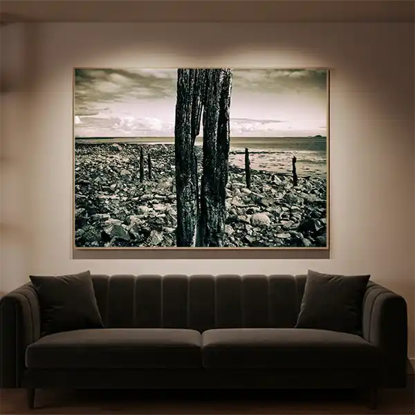 Dystopian Decor Print in Living Room