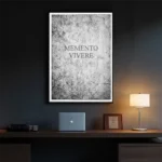 MEMENTO VIVERE Art Print by Seeress in Office