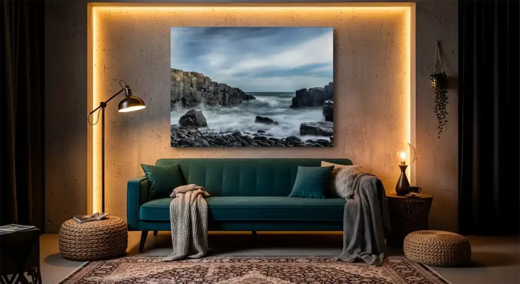 Northumberland Coast Art Print by Michael Paul Bennett