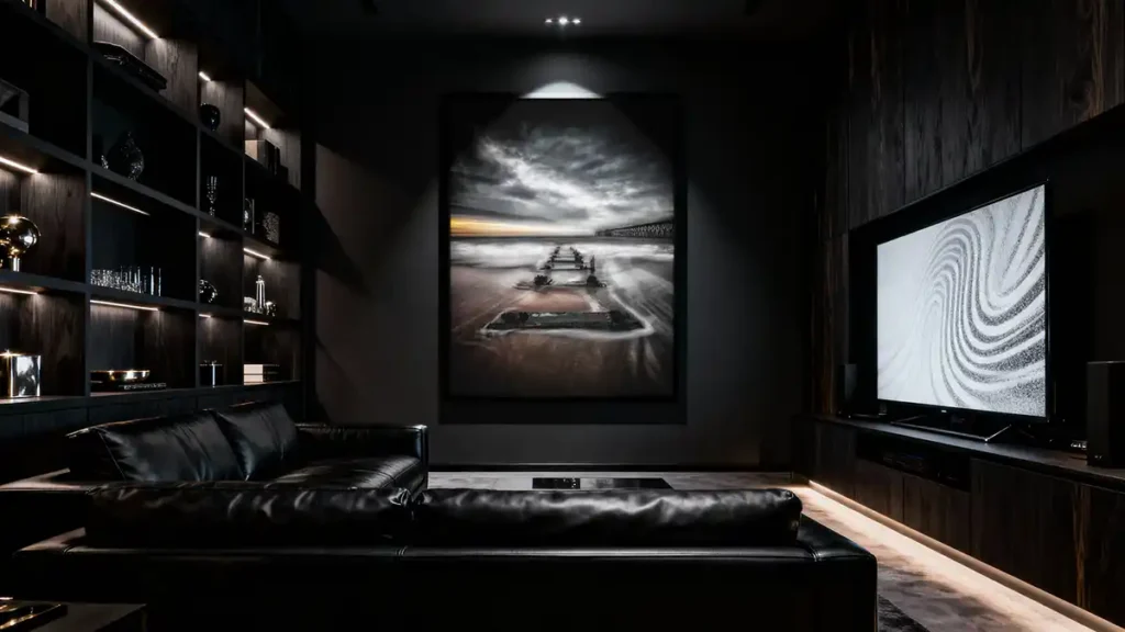 Passing of the Day in Modern Living Room
