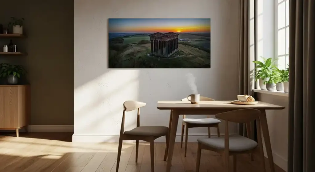 Penshaw Monument Sunrise by Michael Paul Bennett in Breakfast Nook