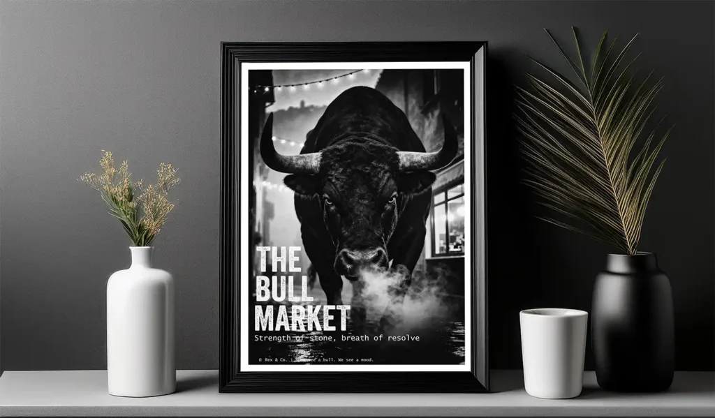 Rex & Co Bull Market Poster