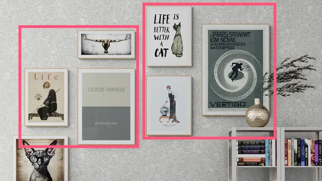 Rule of three with additional artworks