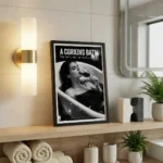 A corking bath print in modern bathroom