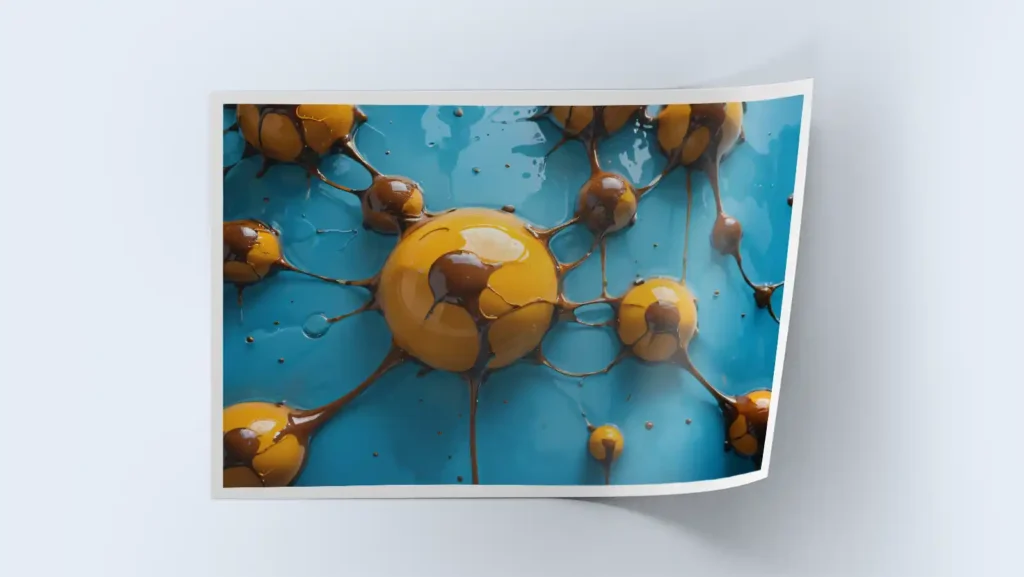 Duncan Young Abstract Digital Print on Glossy Paper