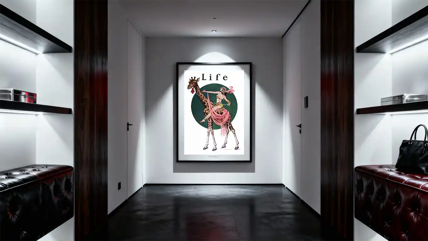 Life Magazine cover by Leyendecker for the Deep Thinker