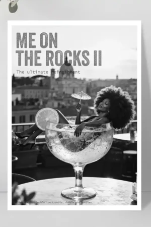 Me on the Rocks II A4 Paper print