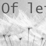 Of Letting Go printable art download close up