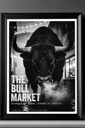 Rex & Co Bull Market Printable Poster