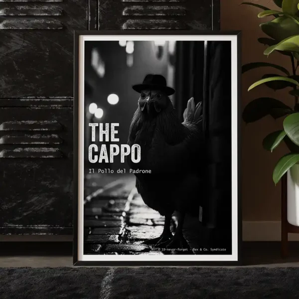 The Cappo in black frame The Cappo in black frame