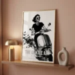 The Getaway print against pink wall