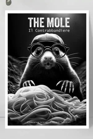 The mole A4 Paper print