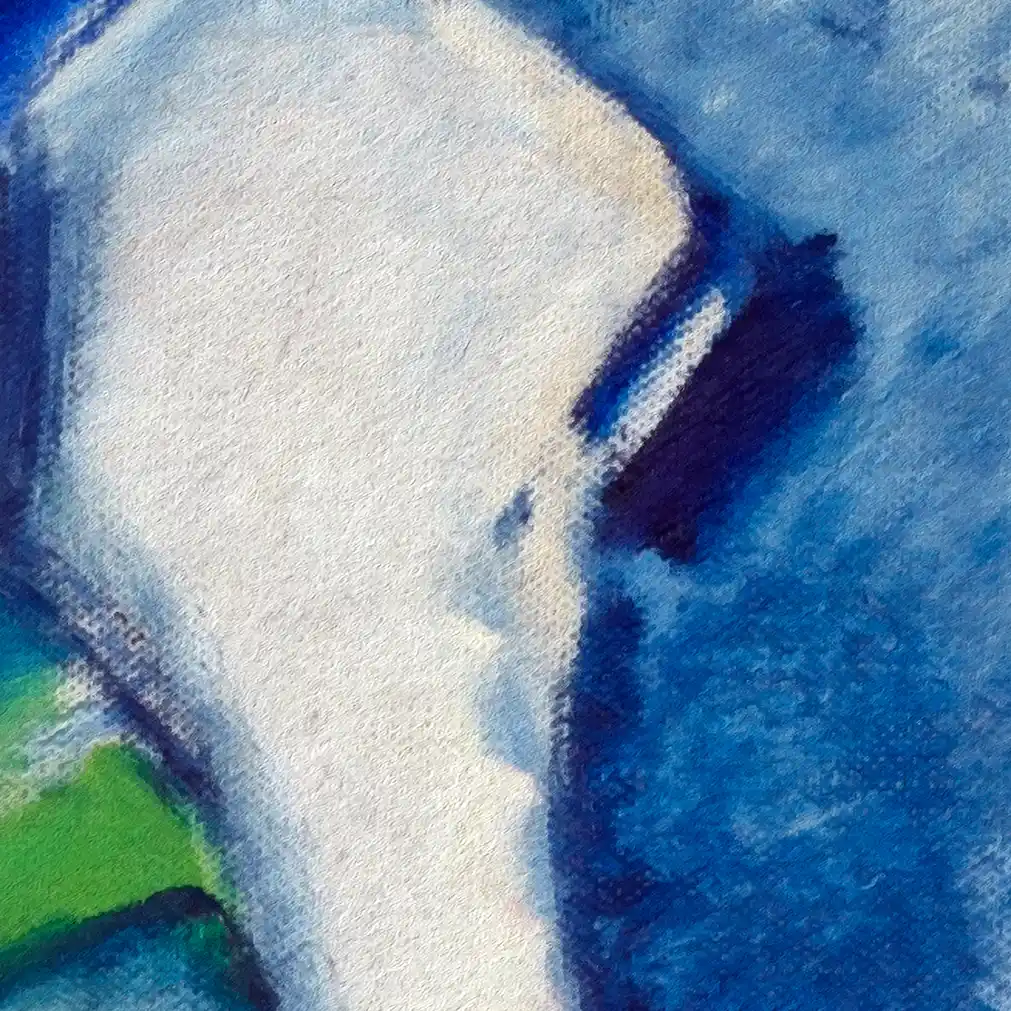 Blue Horse I close up