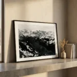 Lauterbrunnen vista print on shelf