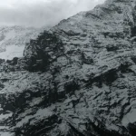 The Eiger shot from Grindelwald First Portait Print Close up