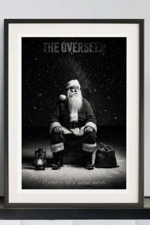 The Overseer Print in black frame