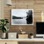 Thun Alps View in home office