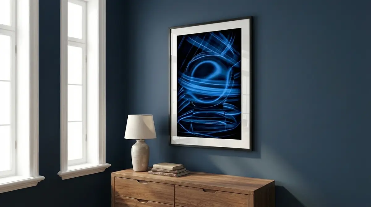 Crystal Ball Water Print in Bedroom